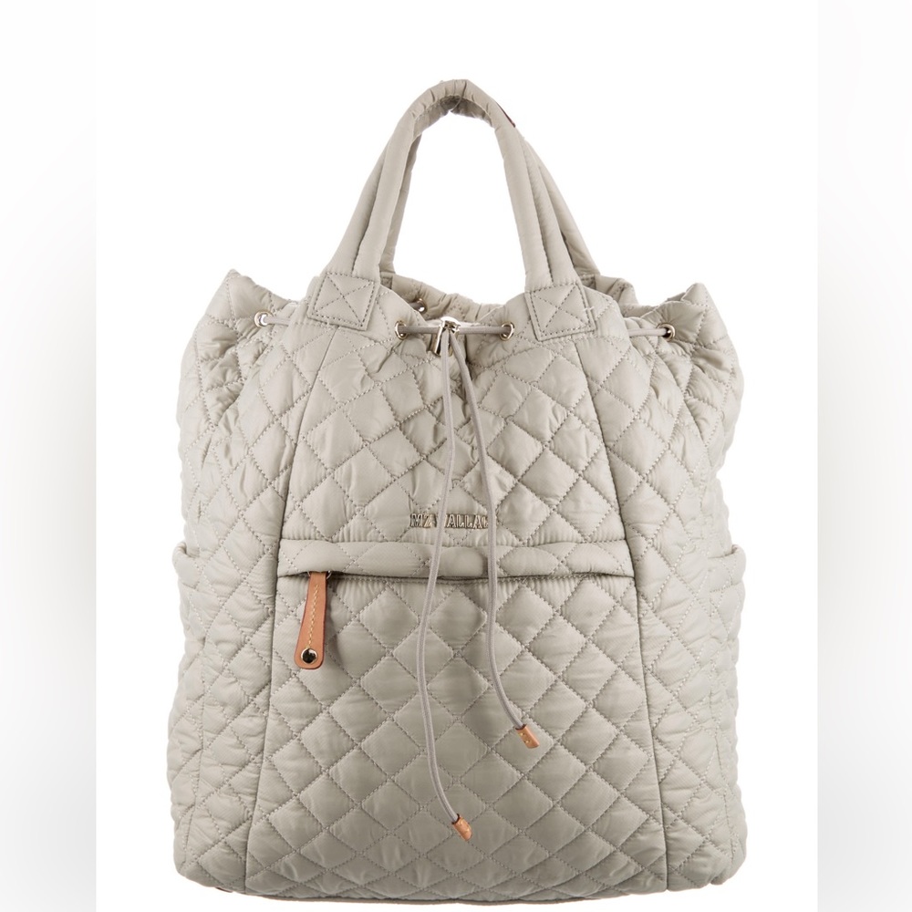 Mint MZ Wallace Medium Quilted Nylon Backpack